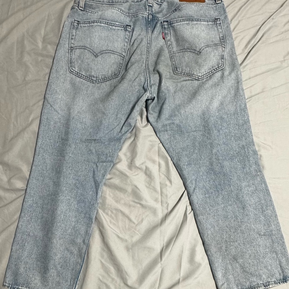 Levi's Light Blue Men's Straight Jeans - Picture 7 of 12